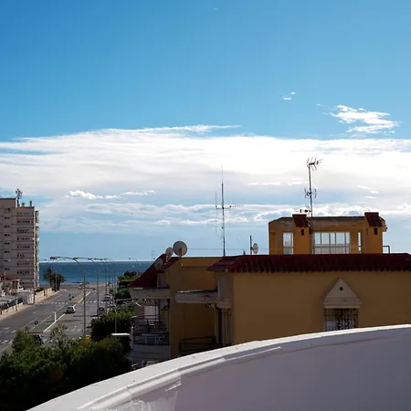 Penthouse , Sea View @ Roof Top , 4 Min To Beach Appartement Santa Pola